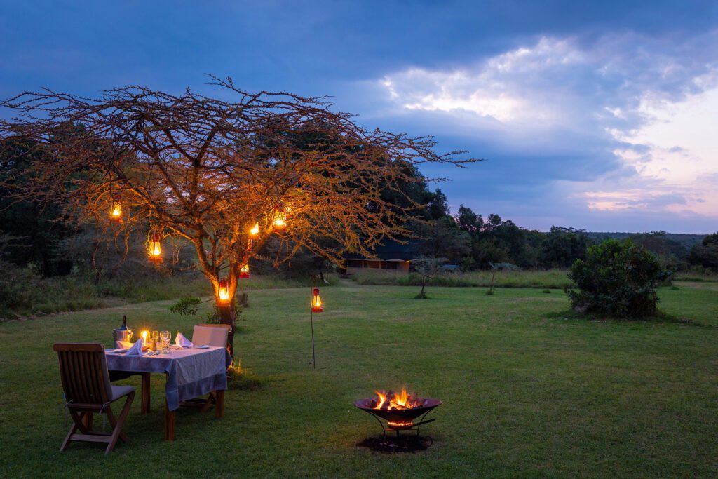 Kicheche Mara private dinner