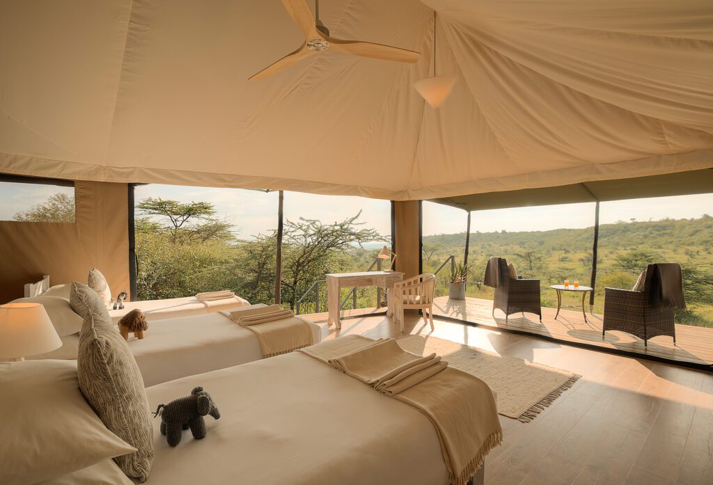 Kicheche Valley Naboisho Family Suite twin room