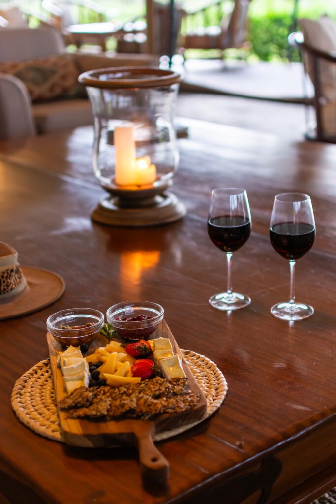 Kicheche Dining Wine and Cheeseboard Kicheche Dining Wine and Cheeseboard